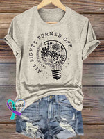 All Lights Turned Off Can Be Turned On Wildflowers You Matter Mental Health Awareness T-shirt Sand / S
