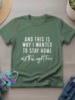 All This Right Here Art Casual T-Shirt Green / S