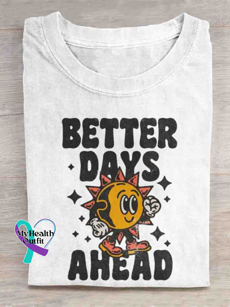 Better Days Ahead T-shirt White / S