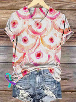 Breast Cancer Awareness Art T-Shirt Multicolor / S