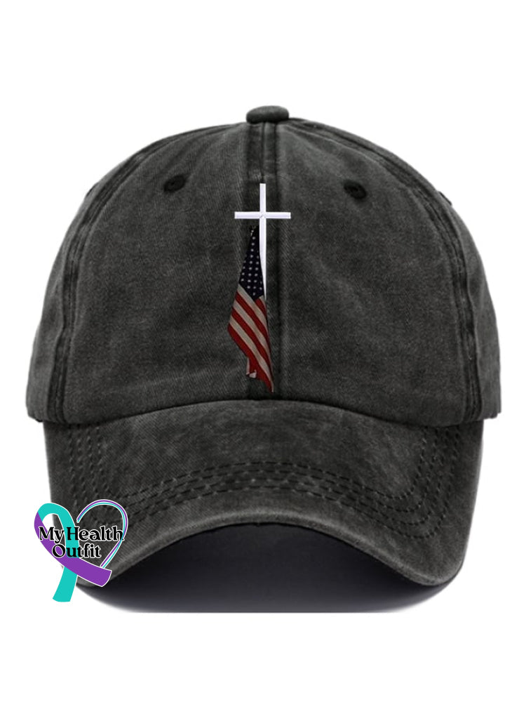 🔥Buy 5 Get 20% Off🔥Slouchy Print Baseball Cap Black / One-Size