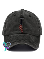 🔥Buy 5 Get 20% Off🔥Slouchy Print Baseball Cap Black / One-Size