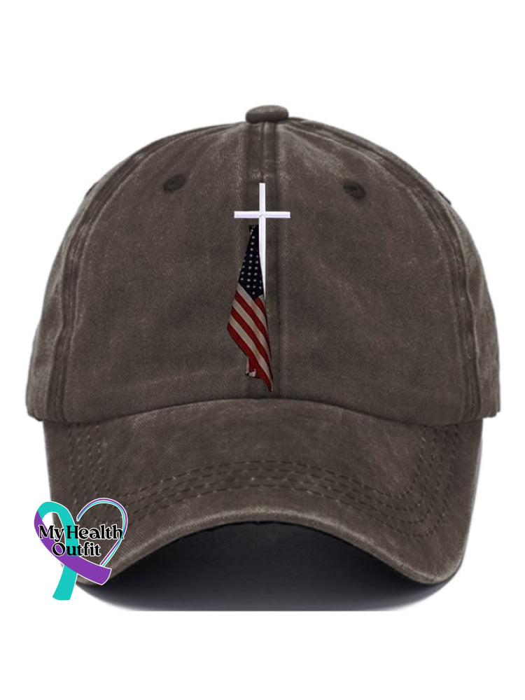 🔥Buy 5 Get 20% Off🔥Slouchy Print Baseball Cap Coffee / One-Size