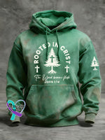 Christmas Art Casual Hoodie Sweatshirt Green / S