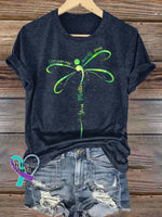 Dragonfly Tomorrow Needs You Mental Health Awareness You Matter T-shirt Blue / S