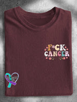 F*ck Cancer T-shirt Red / S