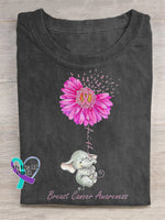 Focus On Breast Cancer Memorial T-Shirt Black / S