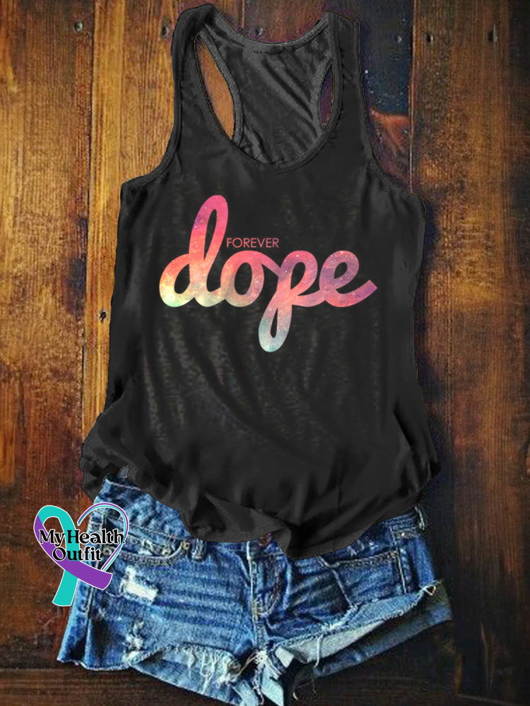 Forever Dope Printed Casual Tank Top Multicolor / S