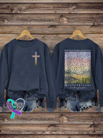God Turns Broken Pieces Into Masterpieces Casual Sweatshirt Navyblue / S