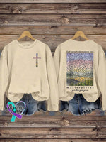 God Turns Broken Pieces Into Masterpieces Casual Sweatshirt Sand / S