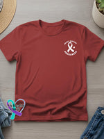 Heart Disease Awareness Art Casual T-Shirt Red / S