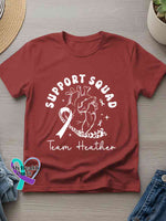 Heart Heathy Art Print T-shirt Red / S