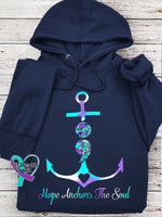 Hope Anchors The Soul Casual Hoodie Navy / S