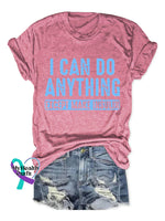I Can Do Anything Except Make Insulin Diabetes Awareness Art Print Casual T-Shirt Pink / S