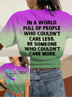 In A World Full Of People Who Couldn’t Care Less Be Someone More Practice Empathy Art Pattern