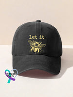 Let It Bee Art Baseball Cap