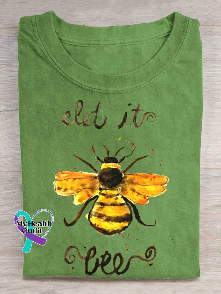 Let It Bee T-shirt Green / S