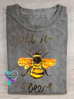 Let It Bee T-shirt Grey / S