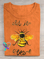 Let It Bee T-shirt Orange / S