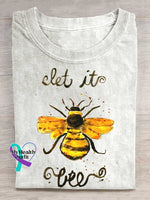 Let It Bee T-shirt White / S