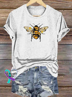Let It Bee T-shirt White / S