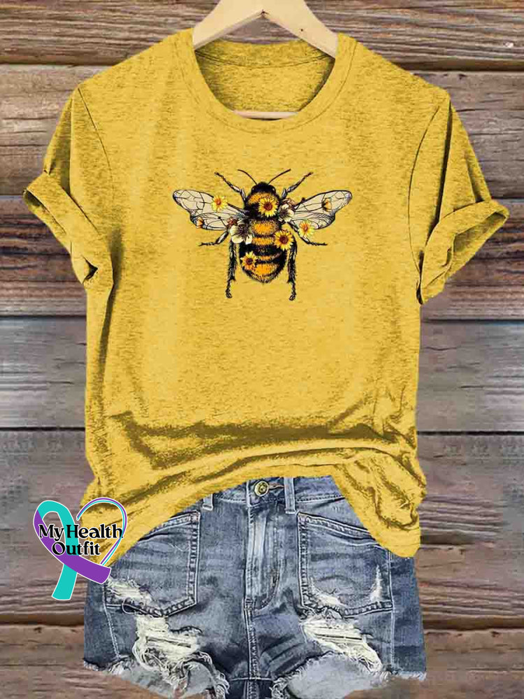 Let It Bee T-shirt Yellow / S