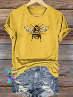 Let It Bee T-shirt Yellow / S