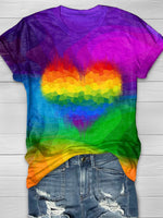 Lgbt Print Design T-Shirt As Shown / S