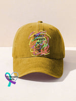 Mental Health Awareness Broken Crayons Still Color Encourage Print Casual Hats Yellow / Onesize