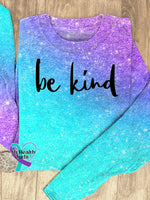 Mental Health Awareness Inspirational Be Kind Print Casual Sweatshirt Longsleeve / S