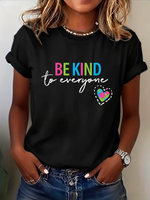 Be Kind To Everyone Autism Awareness Print T-shirt