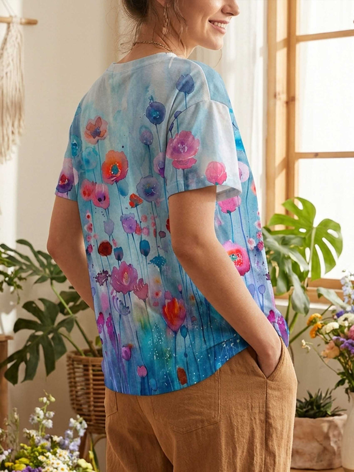 Floral Print T-shirt