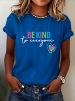 Be Kind To Everyone Autism Awareness Print T-shirt