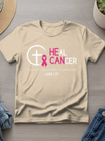 Heal Cancer For With God Nothing Is Impossible Print T- Shirt