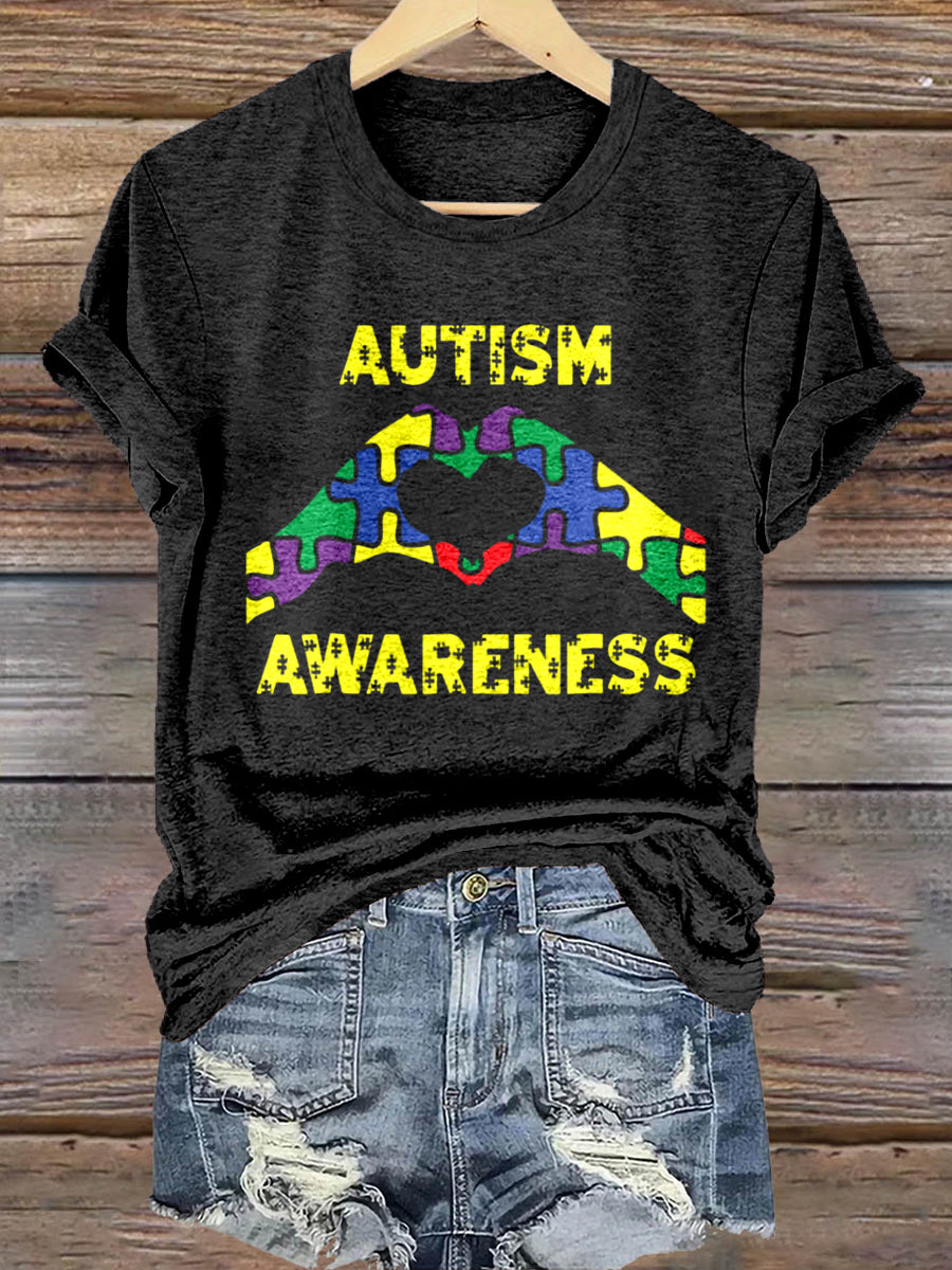 Autism Awareness Art Print T-shirt