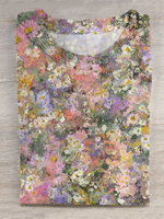 Spring Blooming Floral Print Shirt, Healing Shirt, Art Gift