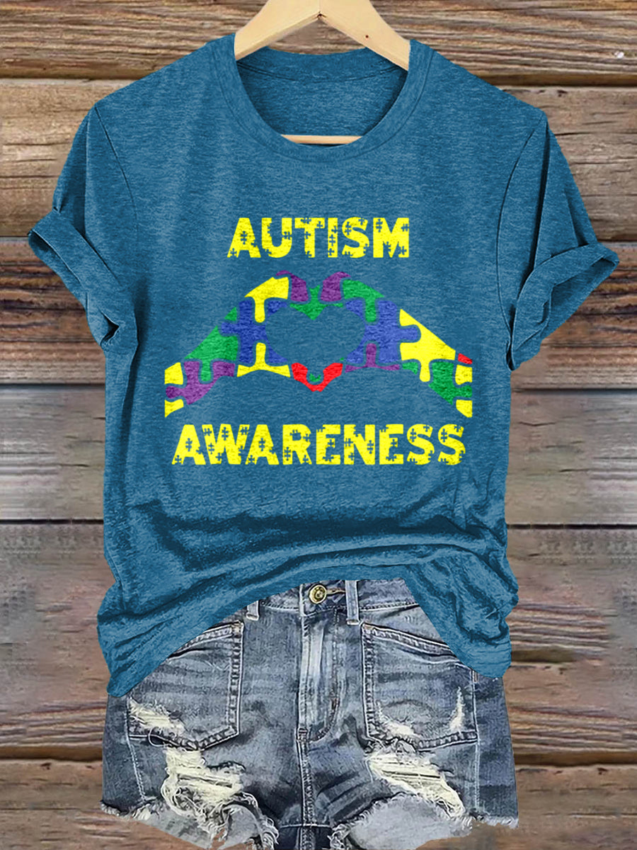 Autism Awareness Art Print T-shirt