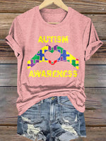 Autism Awareness Art Print T-shirt
