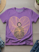 Inner Light: A Person With A Radiant Heart Print Shirt, Healing Shirt, Art Gift