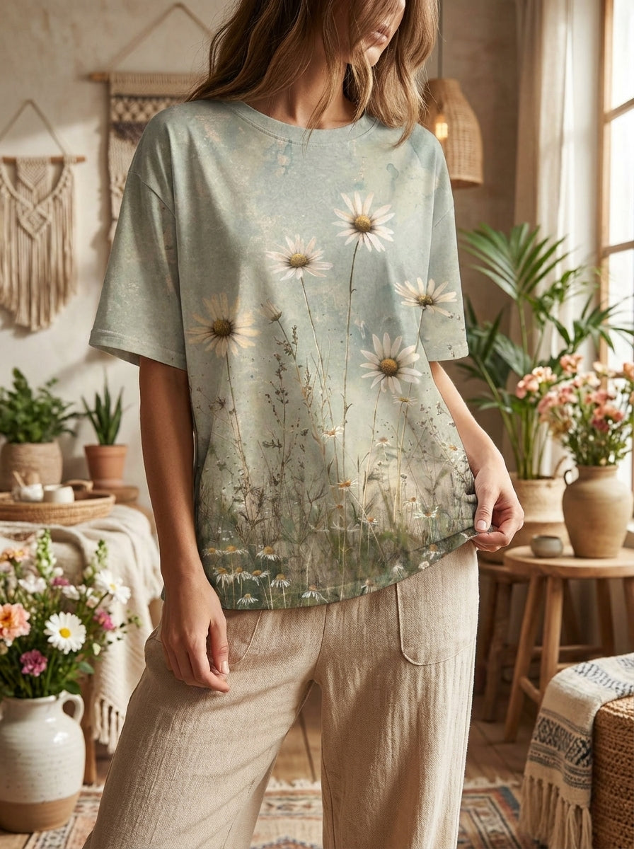 Floral Print T-shirt