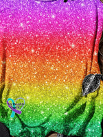 Rainbow Gradient Art Design Print Tank Top