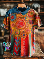 Retro Sunflower T-shirt Multicolor / S