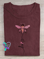 Strong Breast Cancer Awareness T shirt Red / S