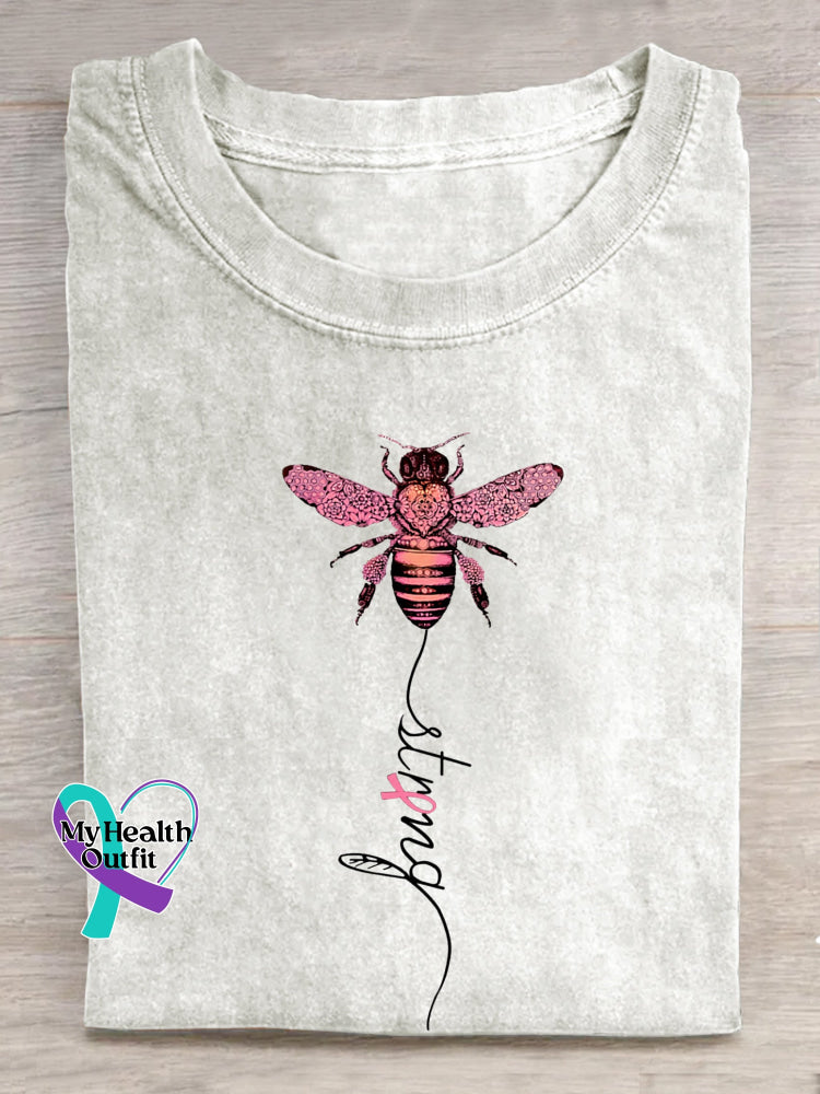 Strong Breast Cancer Awareness T shirt White / S