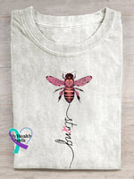 Strong Breast Cancer Awareness T shirt White / S