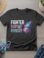 Suicide Awareness Art Print T-shirt Black / S