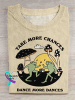 Take More Chances T-shirt Apricot / S