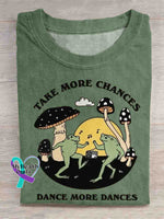 Take More Chances T-shirt Green / S