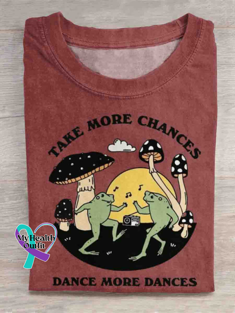 Take More Chances T-shirt Red / S