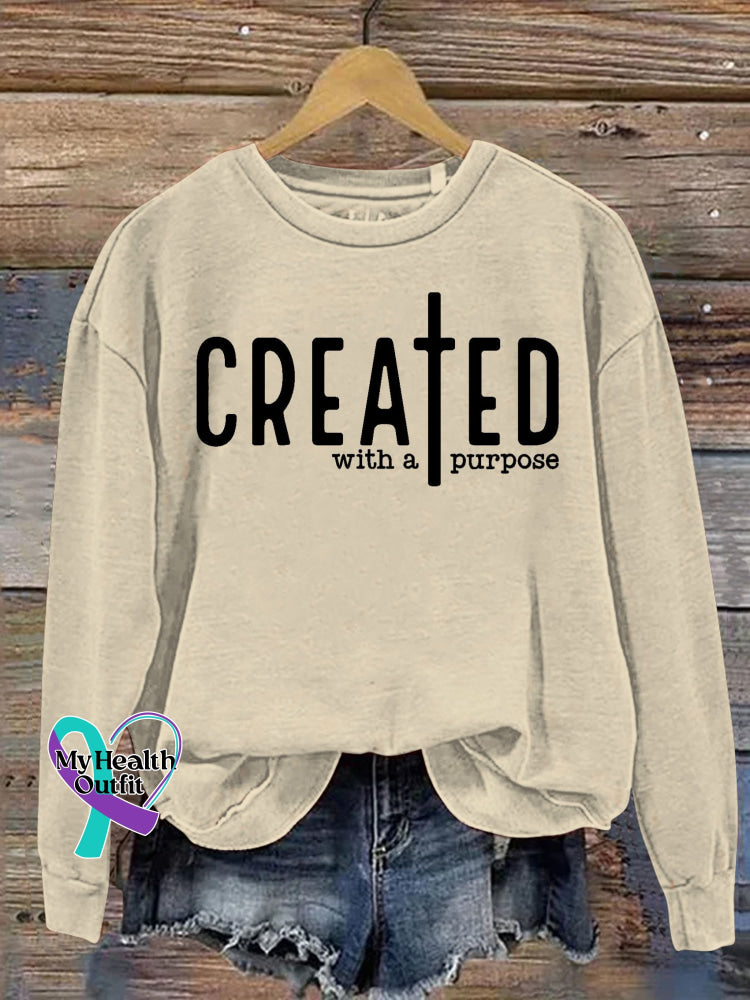 Unisex Women’s Men’s Created With A Purpose Self Love Worthy You Matter Religious Faith Jesus